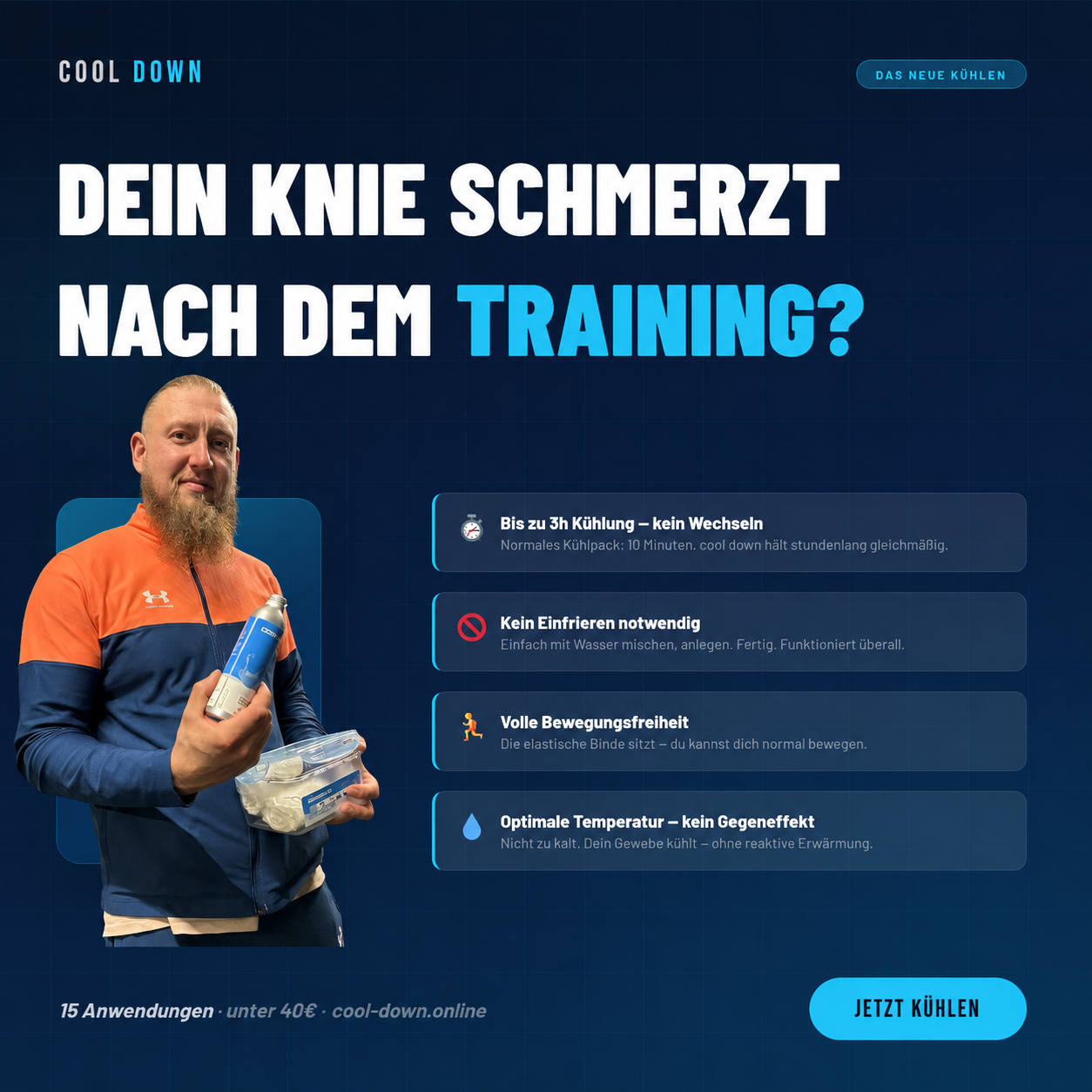 cool down FIRST AID SET